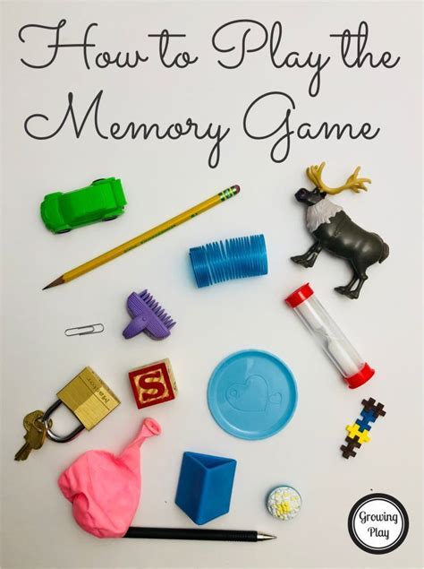 How To Play The Memory Game A Classic In 2020 Working Memory Games