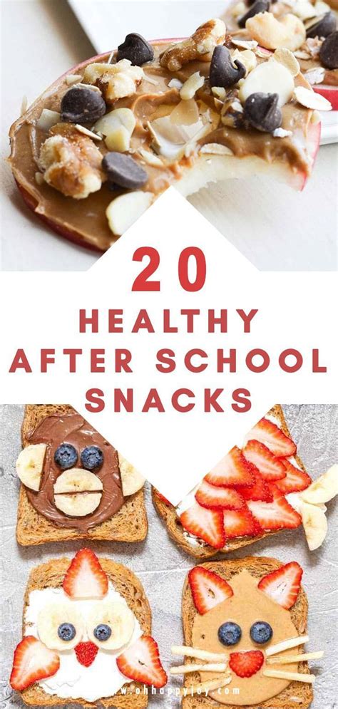 20 Healthy After School Snack Ideas For Kids Creative Snacks After School Snacks Snacks