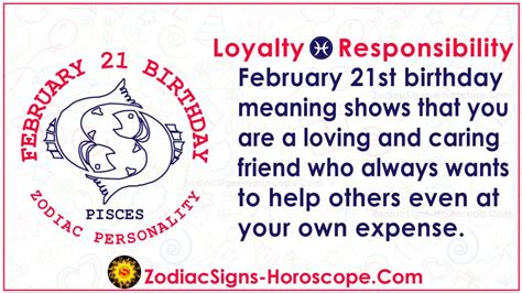February 21 Zodiac Pisces Horoscope Birthday Personality And Lucky Things