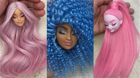 Barbie Doll Makeover Transformation 💕 20 Diy Ideas For Your Barbie To Look Like Famous