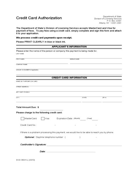 Start a free trial now to save yourself time and money! 2020 Credit Card Authorization Form - Fillable, Printable PDF & Forms | Handypdf