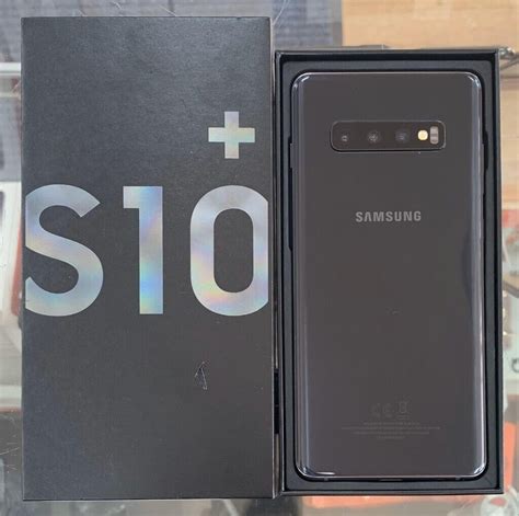 Samsung Galaxy S10 Plus Black 128gb Unlocked With Warranty In