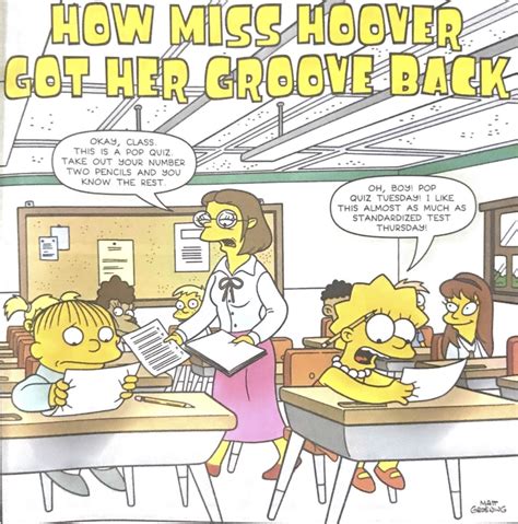 How Miss Hoover Got Her Groove Back Simpsons Wiki Fandom Powered By Wikia