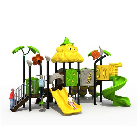 Outdoor Plastic Adventure Children Outdoor Playground Equipment Slide