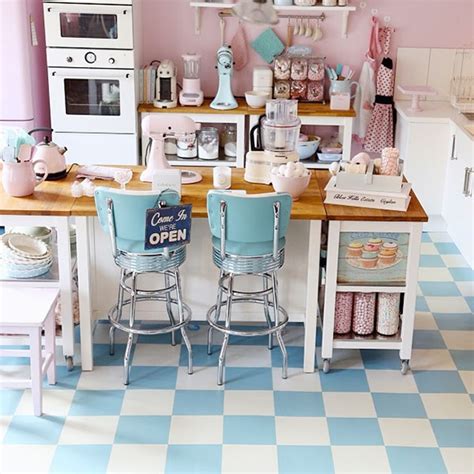Retro Pastel Kitchen Colors Thatll Make You Squeal Heart Handmade Uk