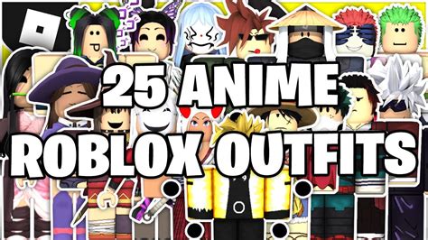 25 Anime Roblox Outfits Youtube