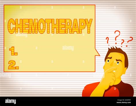 Handwriting Text Chemotherapy Conceptual Photo The Treatment Of