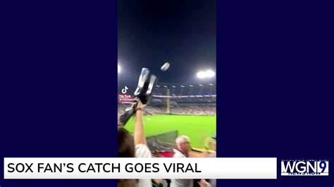Fan Uses Prosthetic Leg To Catch Ball During White Sox Game Wgn Tv