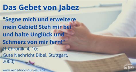 Die 2 kürzesten Gebete der Bibel. Das erste ist von Jabez | Keine