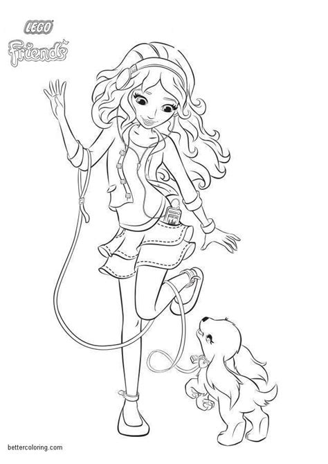 Click the download button to find out the full image of best friends coloring pages for adults. LEGO Friends Coloring Pages Play with Puppy - Free ...