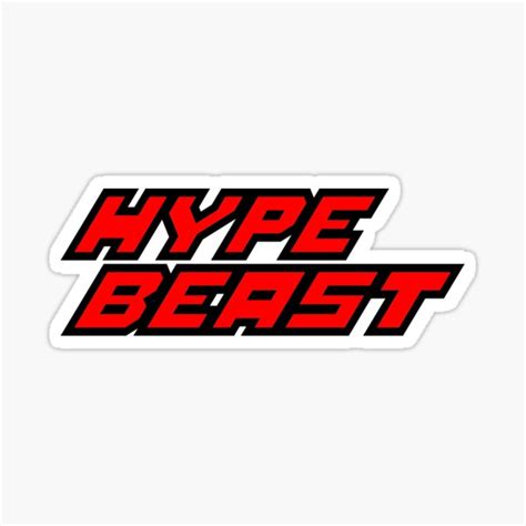 Hypebeast Logo Sticker By Hypebeast212 Redbubble
