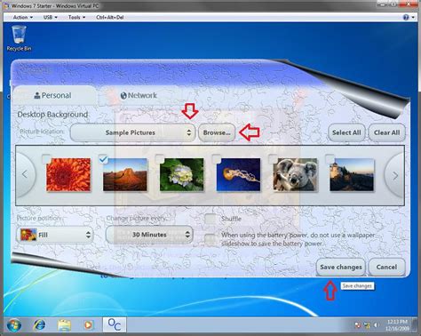 How To Change The Desktop Background Wallpaper In Windows 7 Starter And