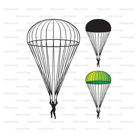 Parachute Design Svg Artwork Prints Digital Files I Shop Custom