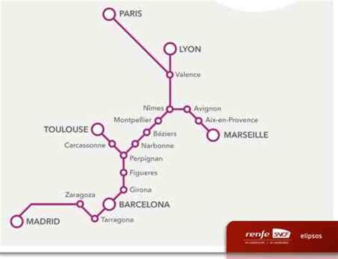 Trains from paris to barcelona: Barcelona To Paris On The Fast Train: AVE Adventures - The ...