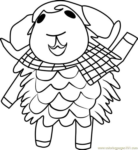 For boys for girls video games. Eunice Animal Crossing Coloring Page - Free Animal Crossing Coloring Pages : ColoringPages101.com