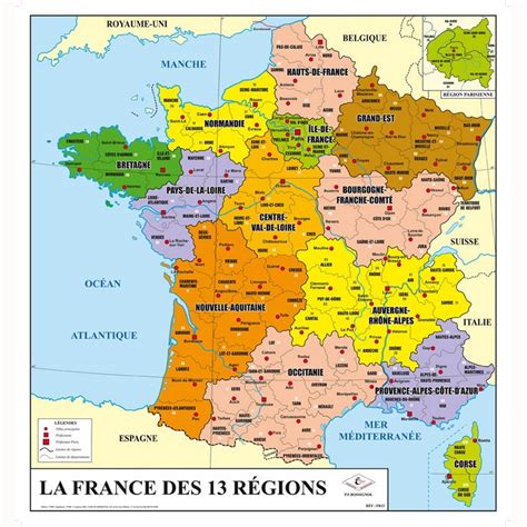 Cartographie De La France Cartes De France Thématiques