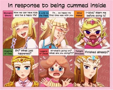 in response to being cummed inside zelda s response know your meme