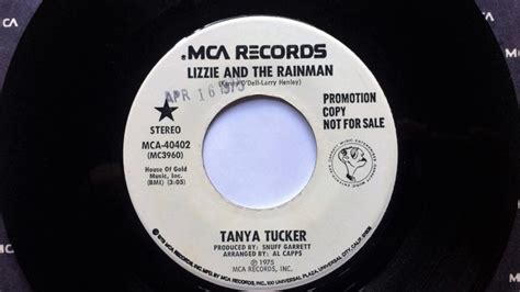 Lizzie And The Rainman Tanya Tucker 1975 Youtube