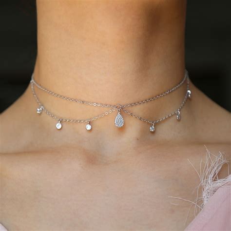 Buy 2018 New 925 Sterling Silver Double Layers Aaa