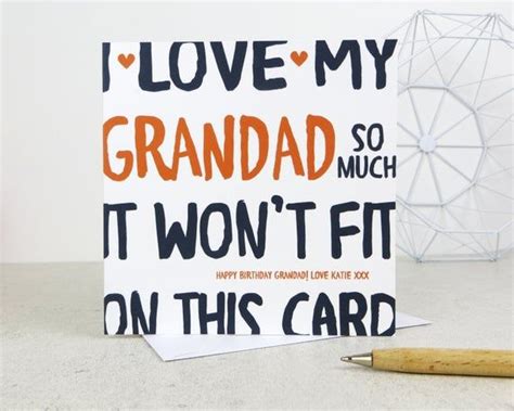 Funny Grandad Birthday Card Personalised Card Card For Grandad Birthday