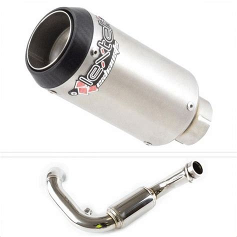 Lextek Exhaust System Cp1 Silencer With Downpipe