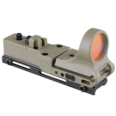 Tactical Red Dot Scope Ex Element Seemore Railway Reflex Red Dot Sight Color Optics