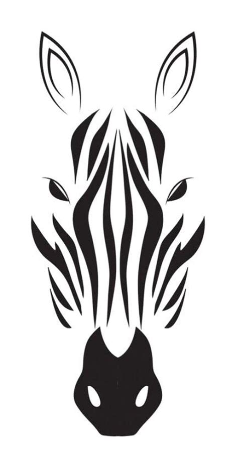 Zebra Face Svg Png  Cricut And Silhouette Zoo Animal Etsy Zebra