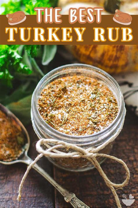 This Homemade Turkey Rub Is A Blend Of Savory Spices And Herbs To Make