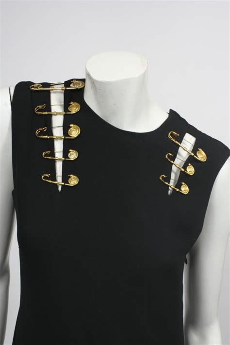 Rare Gianni Versace Couture Safety Pin Dress For Sale At 1stdibs