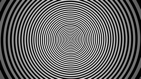 Black And White Hypnotic Rotating Spiral Stock Footage Video 6303245