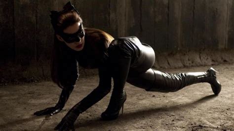 The Costume Of Catwoman Of Selina Kyle Anne Hathaway In The Dark