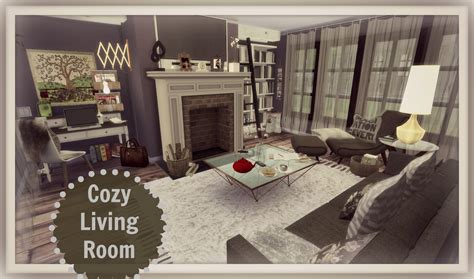 Sims 4 Cozy Living Room Dinha