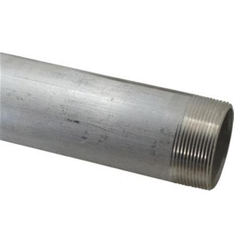 3 4 Galv Steel Pi 075 In X 21 Ft Galvanized Steel Pipe Thred End