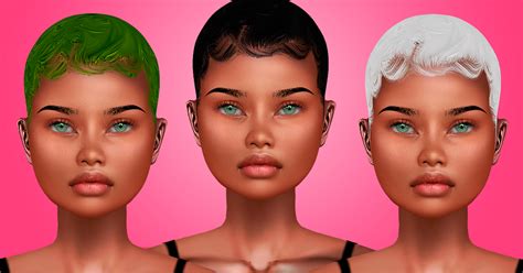 Baby Hair 01 By Black Queen Sims 4 Black Hair The Sims 4 Skin Baby