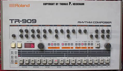 Roland Tr 909 Rhythm Composer Troperecordingsde