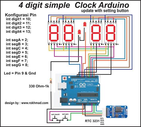 Membuat Jam Digital Dengan Arduino Nano Pinout For Pw Vrogue Co