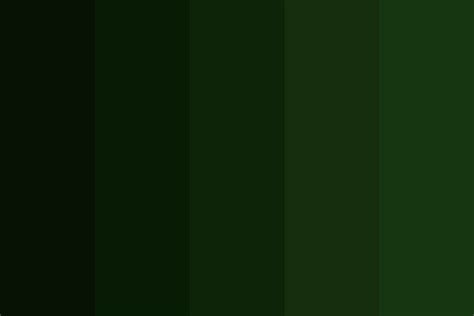 Deep Green Shades Color Palette