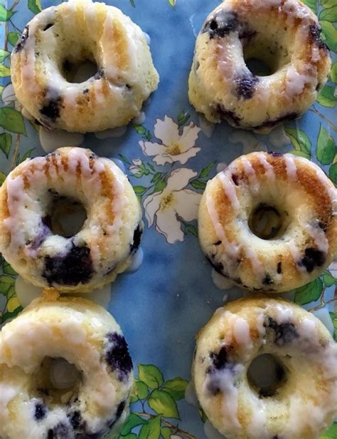 Gf Lemon Blueberry Donuts Recipe Blueberry Donuts Lemon Blueberry