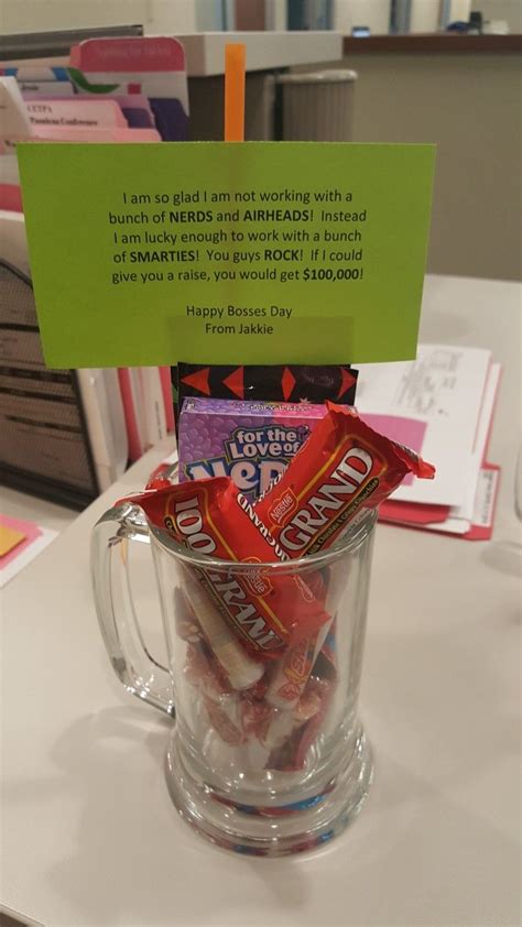 Bosses Day For A Male Boss Beer Mug Fun Poem And Sugar Bosses Day