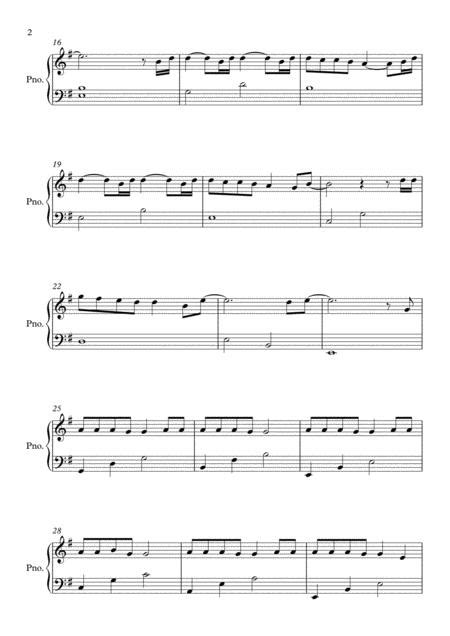 Love Me Like You Do G Major By Ellie Goulding Easy Piano Sheet Music
