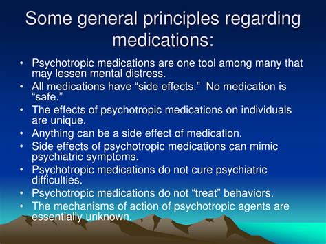 Ppt A Brief Overview Of Psychotropic Medications Powerpoint