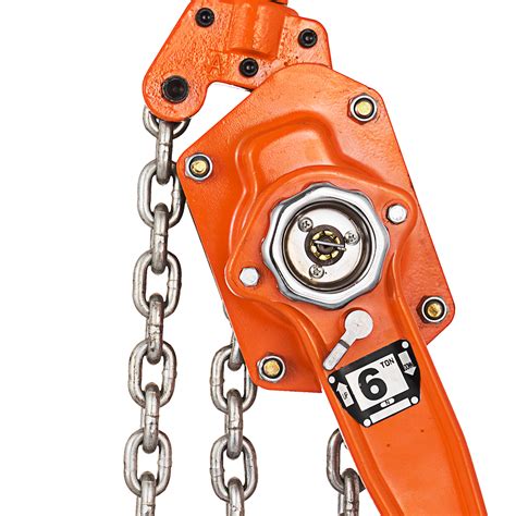 Ton Hand Operated Manual Chain Lever Lift Hoist Block Comealong Winch