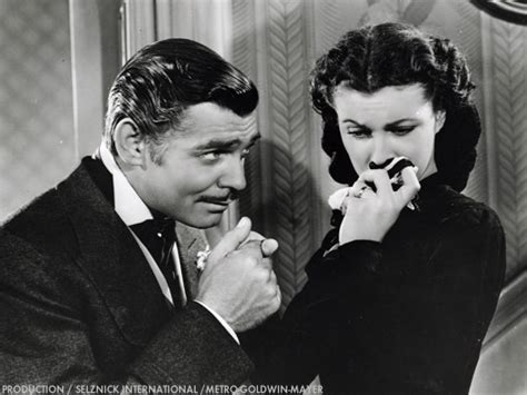 Vivien Leigh Et Clark Gable Dans Autant En Emporte Le Vent Les