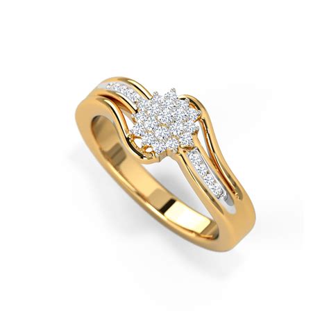 Buy Artistic Floral Diamond Ring Online Caratlane