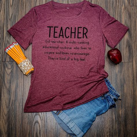 Teacher T Shirtteacher Tcute Teacher T Shirt Etsy