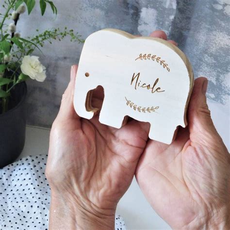 The creative personalized baby gifts never cease! Personalised Baby Elephant | Keepsake baby gifts, Engraved ...