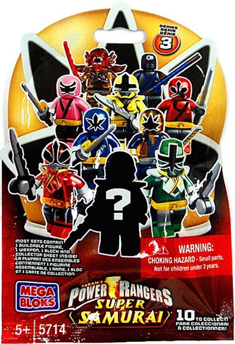Mega Bloks Power Rangers Super Samurai Series 3 Minifigure Mystery Pack