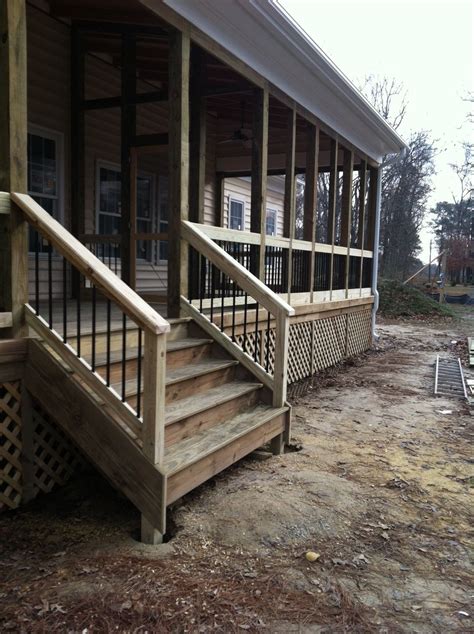 Back Porch Stairs Porch Stairs Outdoor Stairs Wooden Porch