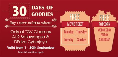 Hours, address, tgv cinemas reviews: BestLah: TGV Cinemas - FREE Movie Ticket Or Popcorn Set (1 ...