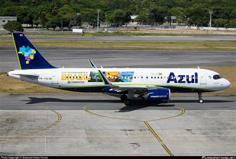 Pr Ysc Azul Airbus A320 251n Photo By Emerson Victor Farias Id